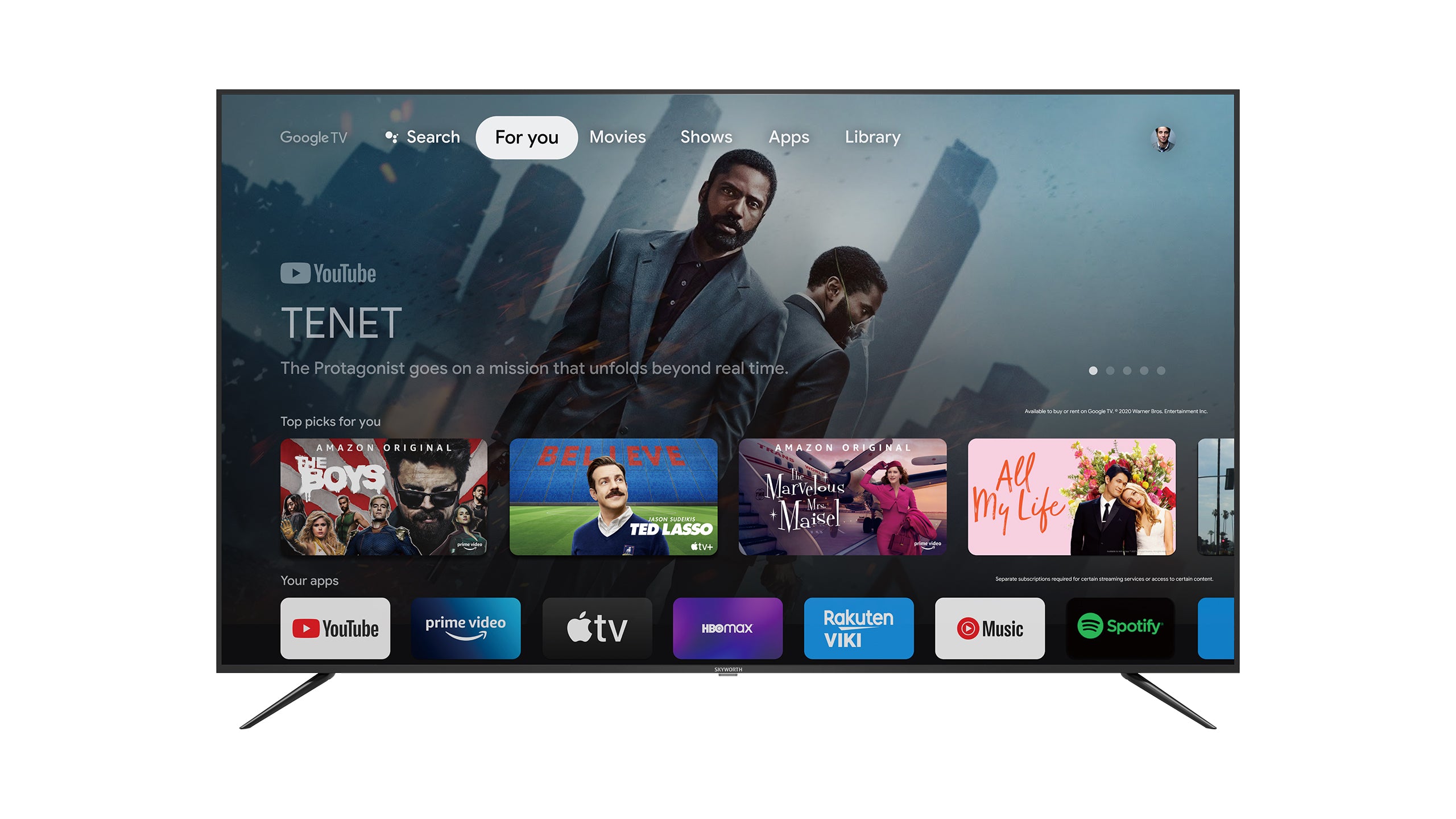 goggle tv 75UD6300 Series 4K Google TV