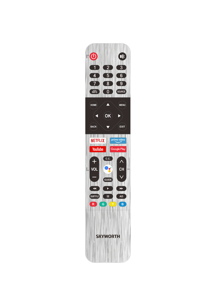 Remote Control HS8923J (Silver) TC, UC, UD, Q20, E20 Series TVs